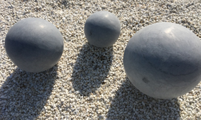 Sphères en marbre